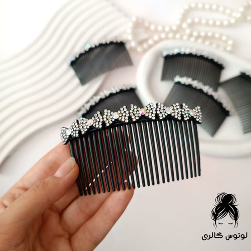 شانه مو مجلسی نگینی