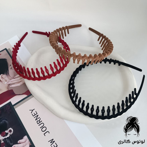 تل مو شانه ای مخمل