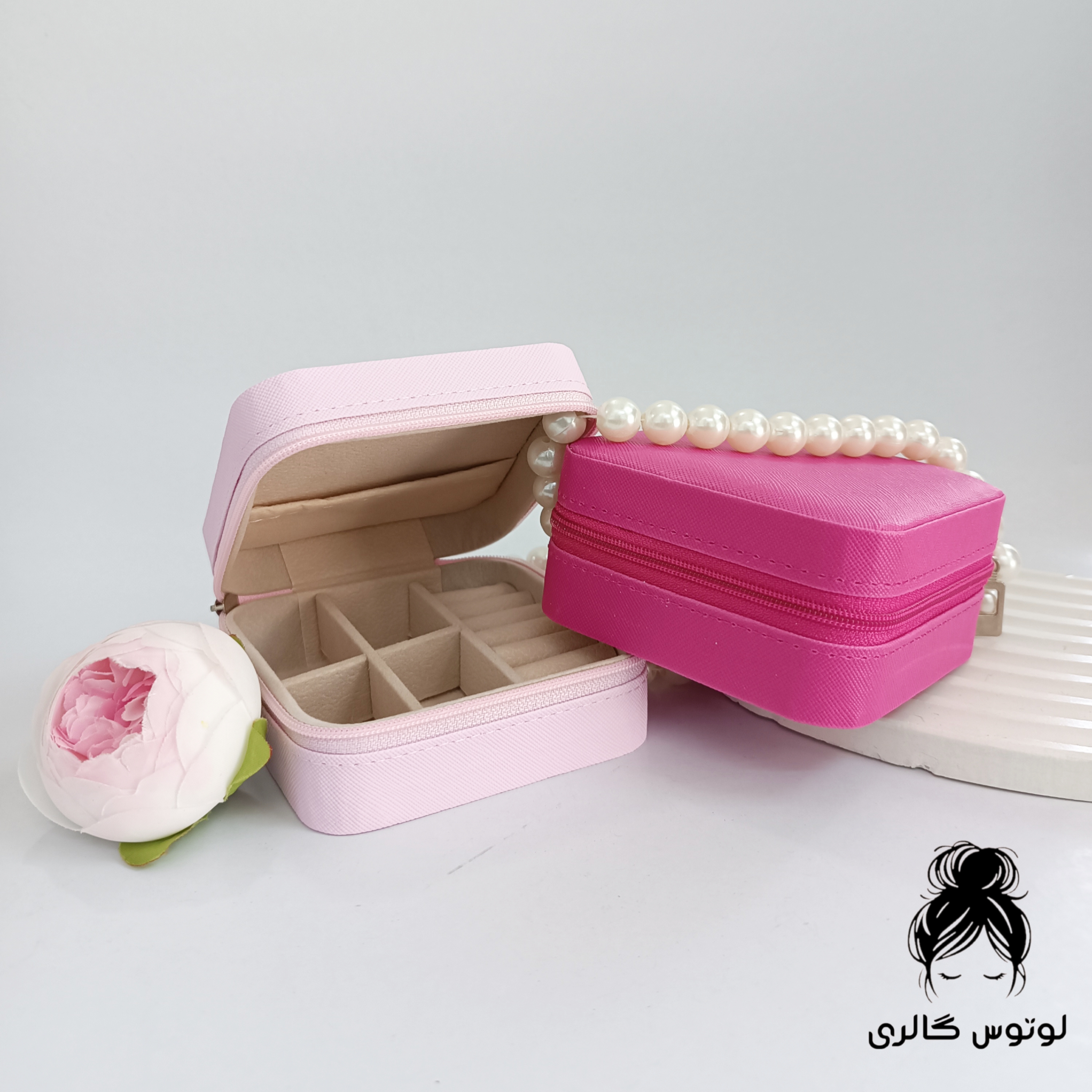جعبه ی جواهرات چرمی